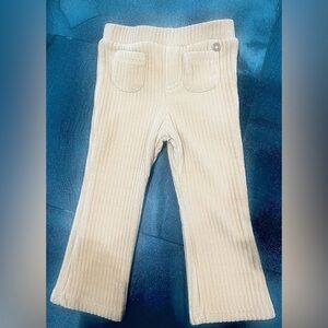 Original Marines Corduroy Beige Flared Girls Pants Size 18-24 New